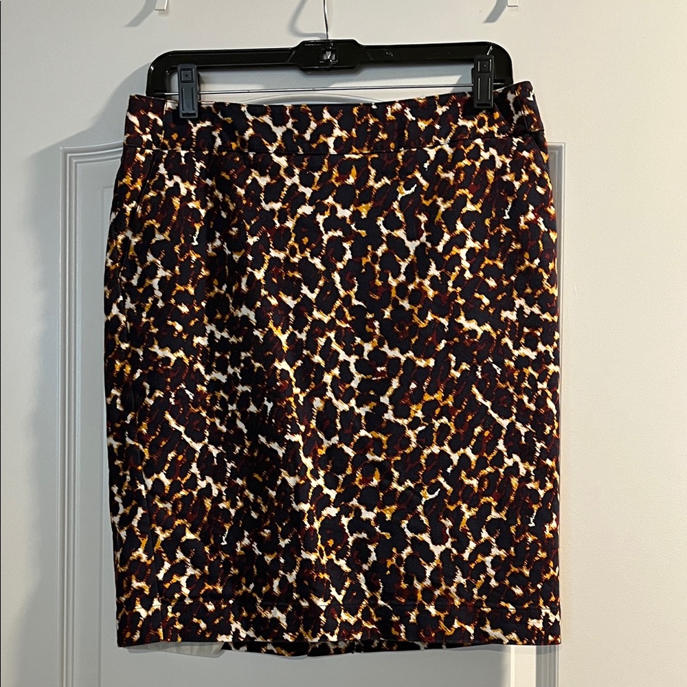 Leopard Print Merona Women's Skirt size 6